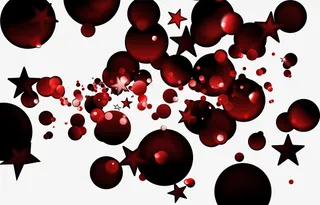 星星圆形光晕效果元素免抠