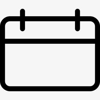 空白的日历图标免抠