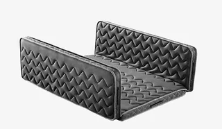 可折叠双面床垫免抠