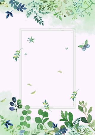 简约小清新春天海报高清