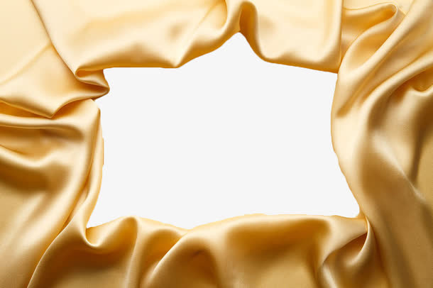 金以绸布文本框免抠