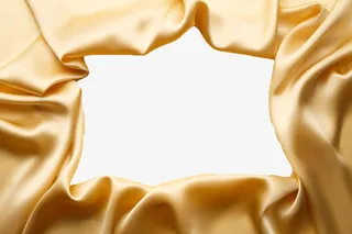 金以绸布文本框免抠