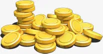 UI设计常用游戏 手游 金币素材免抠