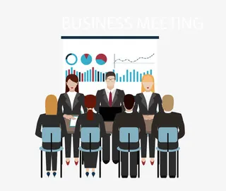 公司会议下载免抠