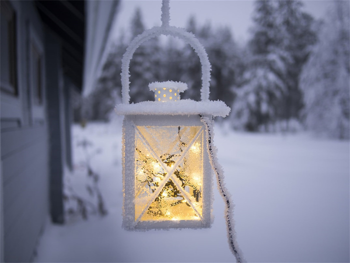 冬天雪景老家高清