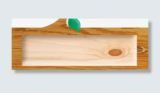 木制标题栏免抠