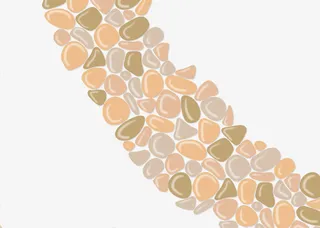 鹅卵石路面免抠