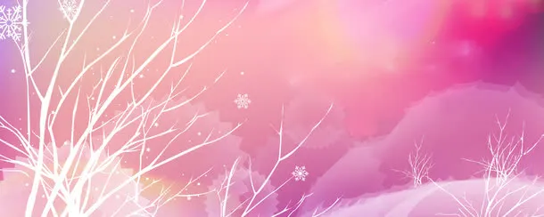 梦幻树枝背景图