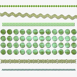 卡通手绘彩色边框免抠