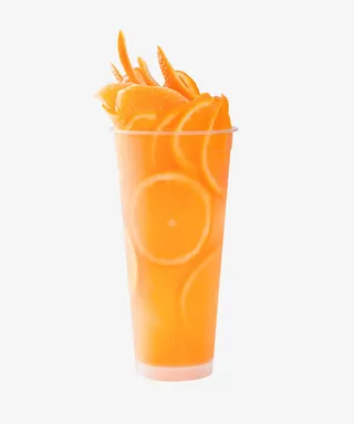 橙子果茶美味果汁免抠