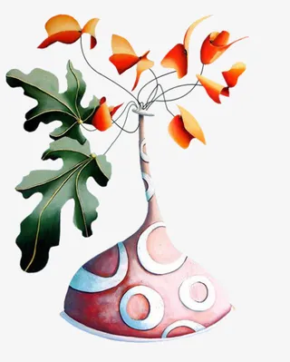 花草画卡通免抠