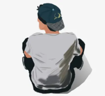 人物-背对的人免抠