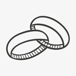 手绘卡通戒指免抠