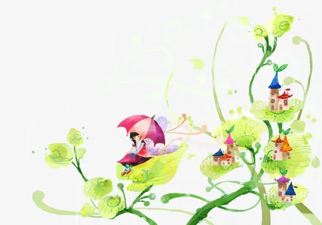 淘宝海报卡通背景