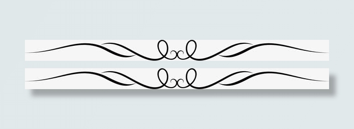 矢量图波浪形黑线免抠