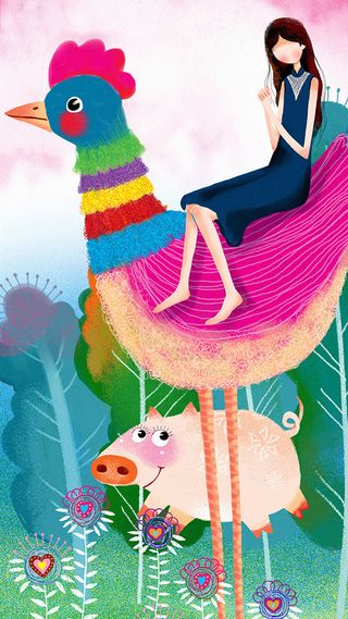 2017元旦新年H5背景高清