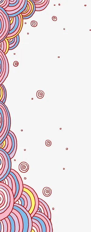 手绘祥云卡通分层花纹免抠