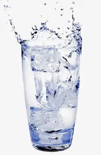 一杯水与玻璃杯免抠