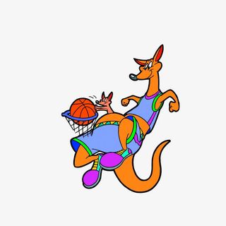 投篮的小袋鼠免抠