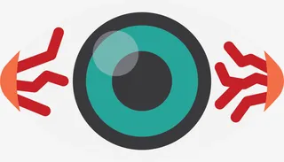 立体眼科眼疲劳眼睛免抠