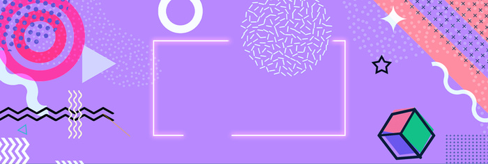 时尚简约几何图形海报banner高清