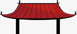 中国风屋顶免抠