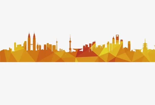 城市剪影素材免抠
