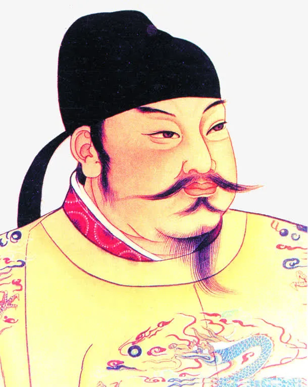 李世民工笔画免抠