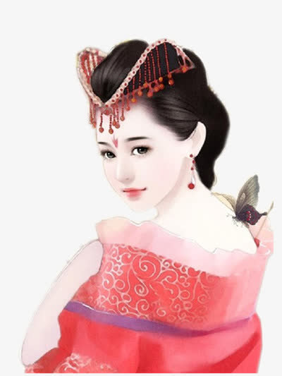 古代美女免抠
