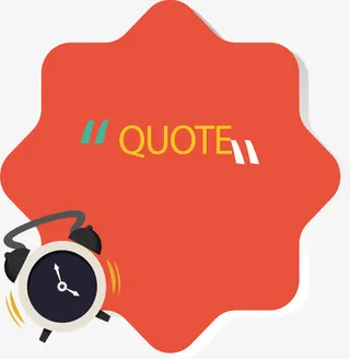 多边形红色标题框免抠