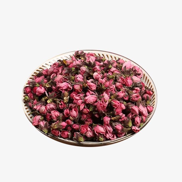 产品实物粉色饱满完整桃花茶免抠