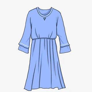 服装衣服女士连衣裙免抠