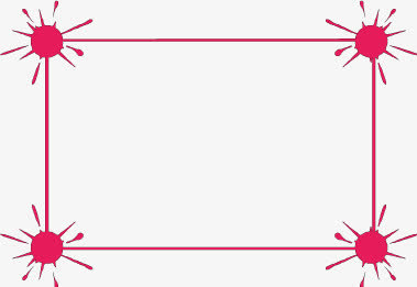ppt幻灯花边框设计免抠
