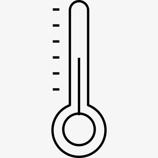 水银温度计测量温度图标免抠