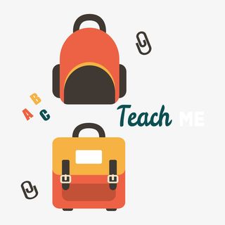 两款卡通书包素材免抠手绘/卡通卡通元素