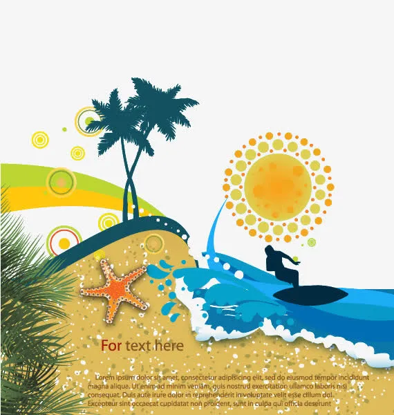 沙滩海边免抠