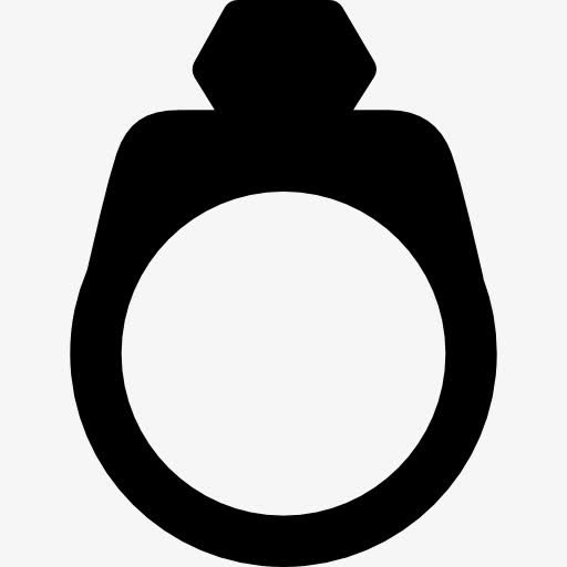 结婚戒指图标免抠