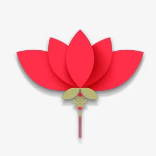 红色花灯素材免抠