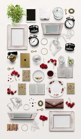 各种生活用品绿色植物免抠