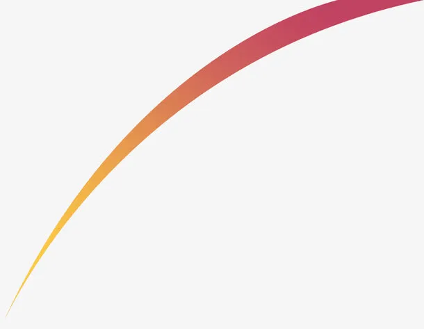 渐变自红色长条装饰免抠