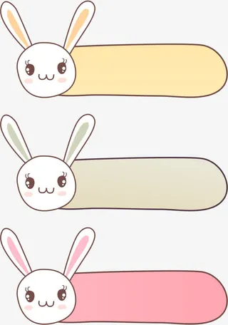 小兔子边框免抠