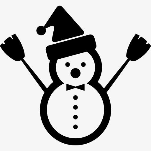 圣诞雪人Santa盖图标免抠