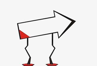 长脚的箭头免抠