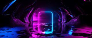 炫彩蓝洋红对比背景图高清