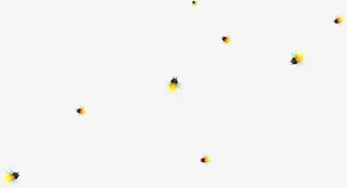 手绘萤火虫主页装修免抠