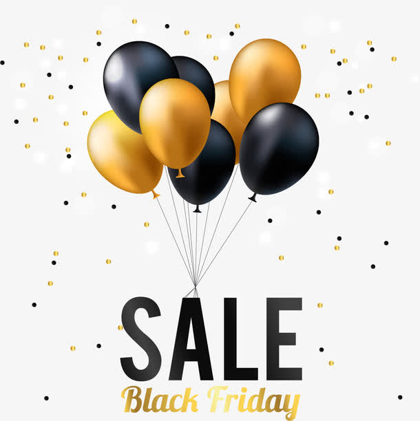 矢量手绘气球装饰免抠