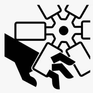 象形图切割切断的手指或手风扇s免抠