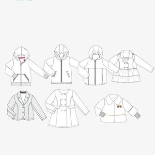 矢量秋季服装外套免抠