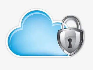 监测网络挂锁插画免抠