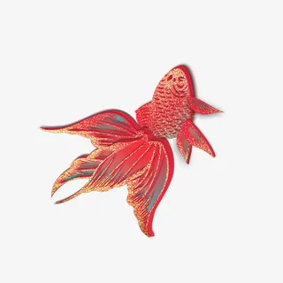 红鲤鱼素材图案免抠